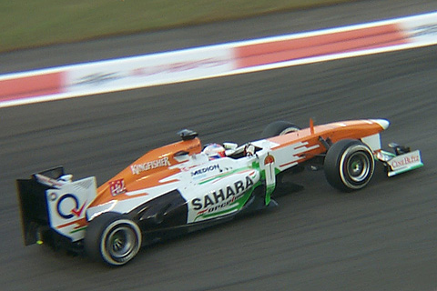 Force India VJM06 Mercedes Driven by Paul di Resta in Action