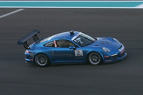 Porsche 911 GT3 Cup driven by Nicki Thiim in Action