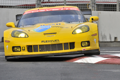 Chevrolet Corvette C6 ZR1 GT Driven by Olivier Beretta and Tommy Milner in Action