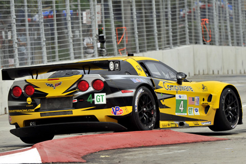 Chevrolet Corvette C6 ZR1 GT Driven by Oliver Gavin and Jan Magnussen in Action