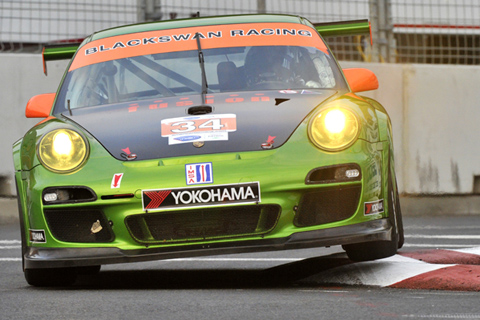 Porsche 911 GT3 Cup Driven by Peter LeSaffre and Andrew Davis in Action