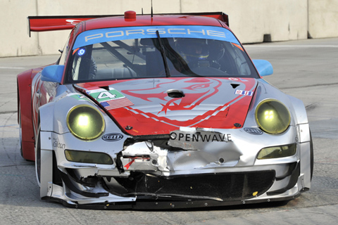 Porsche 911 GT3 RSR Driven by Seth Neiman and Darren Law in Action