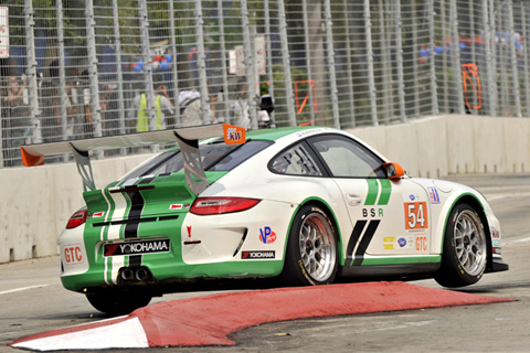 Porsche 911 GT3 Cup Driven by Tim Pappas and Jeroen Bleekemolen in Action