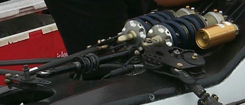 Closeup of Front Shock Assembly