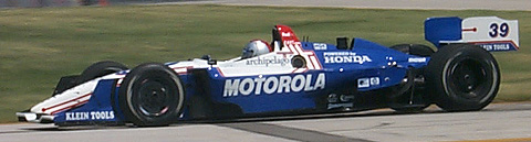 Second Place Michael Andretti In Action