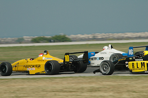 Al Unser III and Chris Dyson in Action