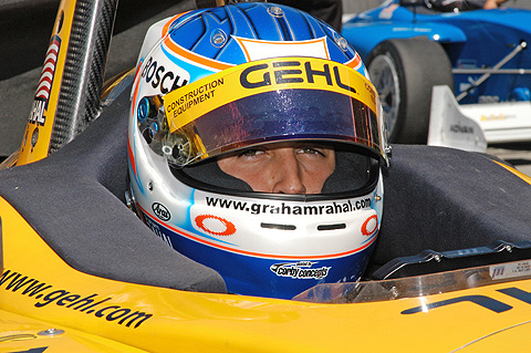 Graham Rahal Sitting in Cockpit