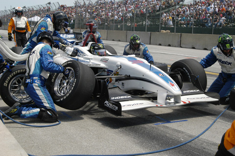 Paul Tracy Pit Stop
