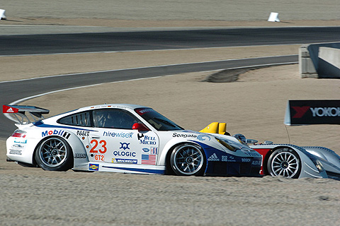 Mike Rockenfeller and Marcel Tiemann in Porsche 911 GT3 RSR