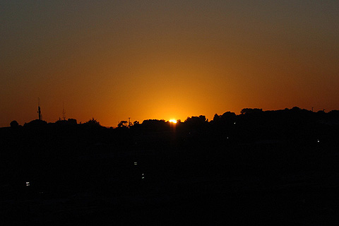 The Sun Sets Over Laguna Seca