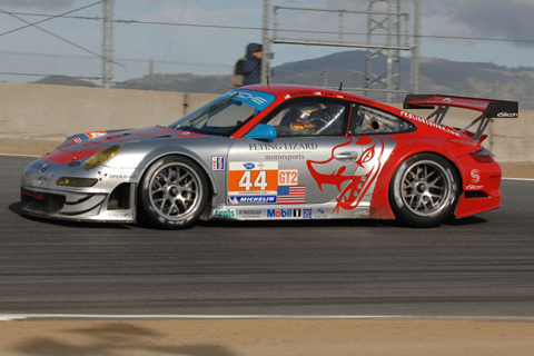 Porsche 911 RSR GT Driven by Darren Law, Seth Neiman, and Timo Bernhard in Action