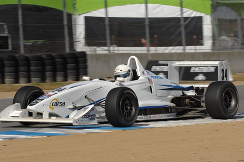 Pacific F2000 Driver Scott Rarick in Action