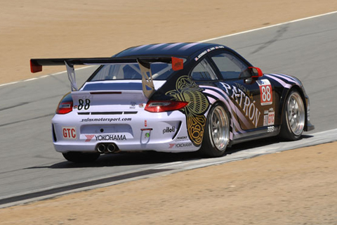 Porsche 911 GT3 C Driven by Shane Lewis and Lawson Aschenbach in Action