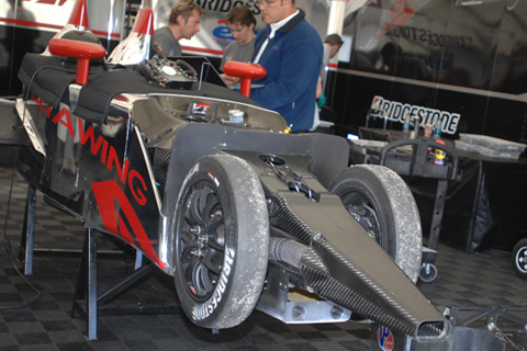Chassis of the LMP1 DeltaWing LM12