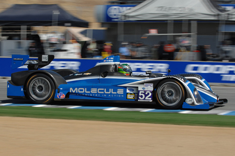 LMPC Oreca FLM09 Driven by Mike Guasch and Luis Diaz in Action