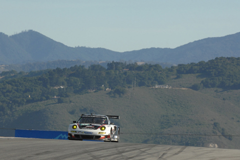GT Porsche 911 GT3 RSR Driven by Bryce Miller and Marco Holzer in Action