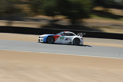 GT BMW Z4 GTE Driven by Dirk Müller and John Edwards in Action