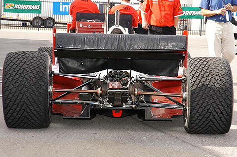 Rear Of Car Showing Camber Differences