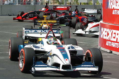 Paul Tracy Leads The Start