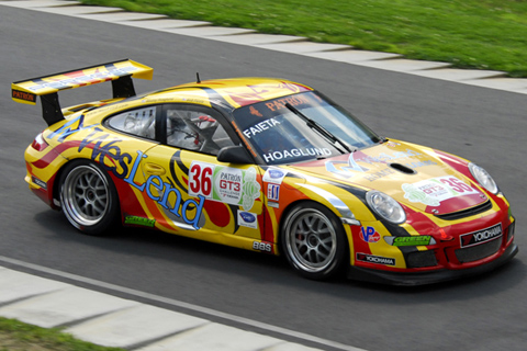 Porsche 911 GT3 Cup Driven by Wesley Hoaglund and Bob Faieta in Action