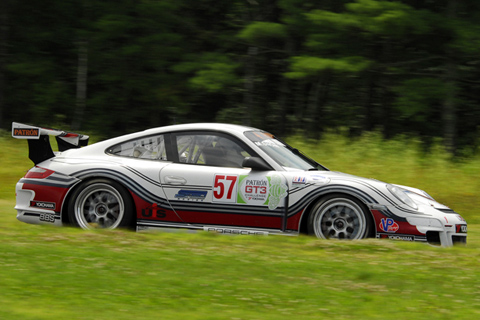 Porsche 911 GT3 Cup Driven by Martin Snow and Melanie Snow in Action