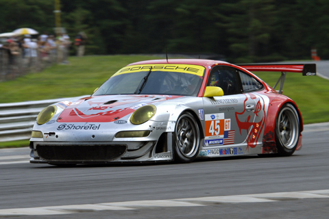 Porsche 911 RSR GT Driven by Joerg Bergmeister and Patrick Long in Action