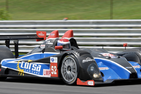 Oreca FLM09 LMPC Driven by Alex Figge and Tom Papadopoulos in Action