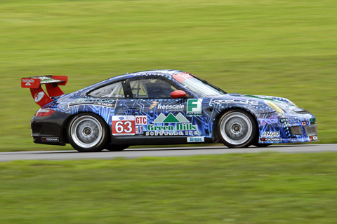Porsche 911 GT3 GTC Driven by Henri Richard and Andy Lally in Action