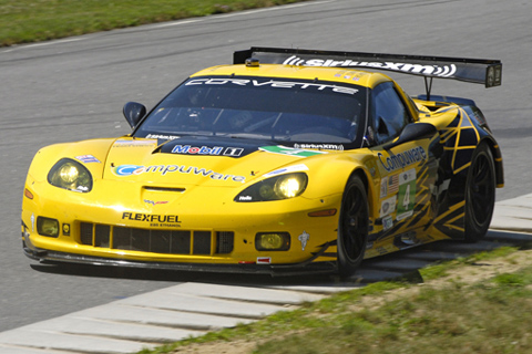 Chevrolet Corvette C6 ZR1 GT Driven by Oliver Gavin and Tommy Milner in Action