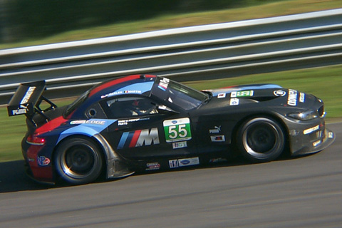 BMW Z4 GTE GT Driven by Bill Auberlen and Maxime Martin in Action