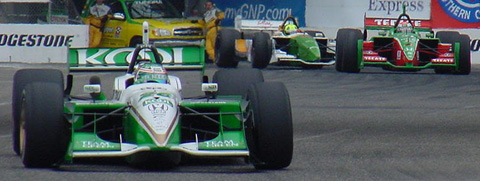 Paul Tracy Ahead Of Fernandez And Fittipaldi