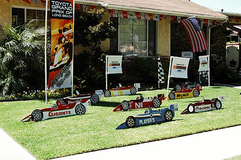 Champ Car Lawn Display