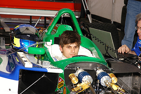Fabrizio del Monte Being Fitted For A Seat