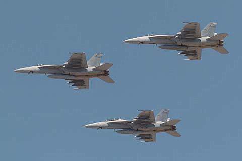 Fighter Jets Flyover Before Race