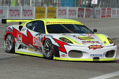 Ferrari F430 GT GT2 Driven by Tim Bergmeister and Dirk Muller in Action