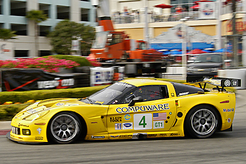 Corvette C6-R GT1 Driven by Oliver Gavin and Olivier Beretta in Action