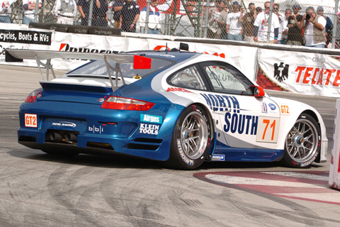 Porsche 911 GT3 RSR GT2 Driven by Wolf Henzler and Robin Liddell in Action