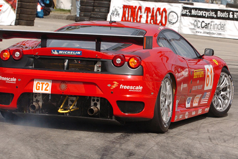 Ferrari F430 GT GT2 Driven by Nic Jonsson and Anthony Lazzaro in Action