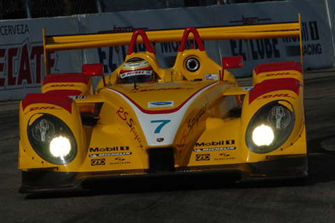 Porsche RS Spyder LMP2 Driven by Timo Bernhard and Romain Dumas in Action