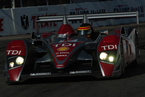Audi R10 LMP1 Driven by Frank Biela and Emanuele Pirro in Action