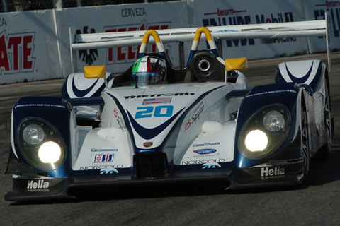 Porsche RS Spyder LMP2 Driven by Marino Franchitti and Butch Leitzinger in Action