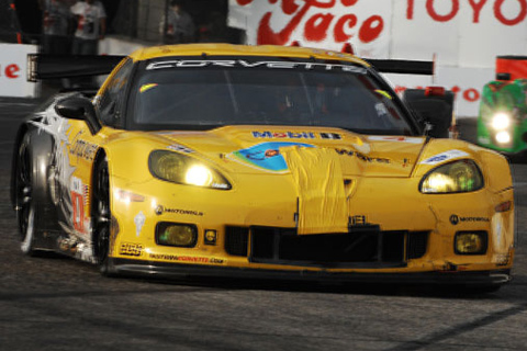 Chevrolet Corvette GT Driven by Olivier Beretta and Oliver Gavin in Action
