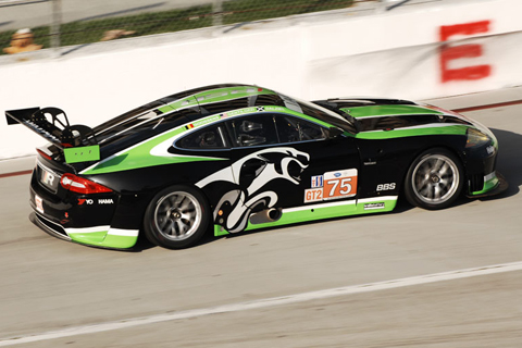 Jaguar XKRS GT Driven by Paul Gentilozzi and Ryan Dalziel in Action