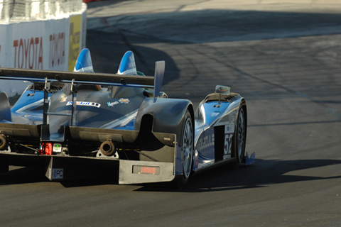 Oreca FLM09 LMPC Driven by Mike Guasch and Luis Diaz in Action
