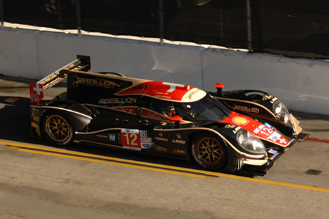 Lola B12/60 LMP1 Driven by Nick Heidfeld and Neel Jani in Action