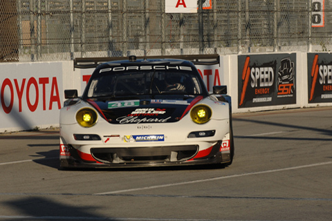 Porsche 911 GT3 RSR GT Driven by Bryce Miller and Marco Holzer in Action