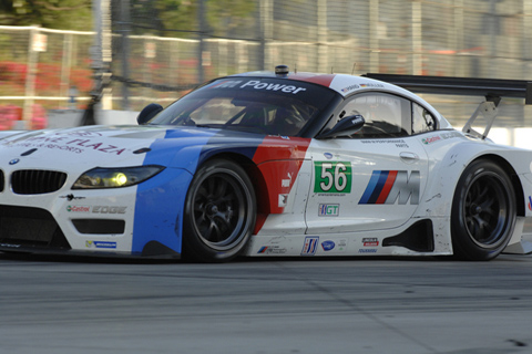 BMW Z4 GTE GT Driven by Dirk Muller and Joey Hand in Action