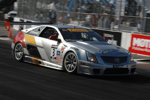 GT-class Cadillac CTS V.R Driven by Johnny O'Connell in Action