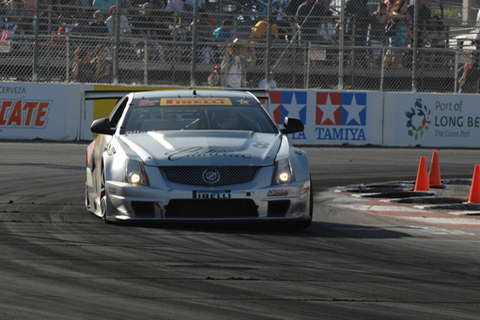 GT-class Cadillac CTS V.R Driven by Andy Pilgrim in Action