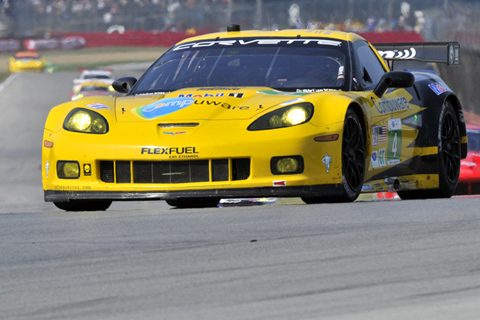 Chevrolet Corvette C6 ZR1 GT Driven by Oliver Gavin and Jan Magnussen in Action